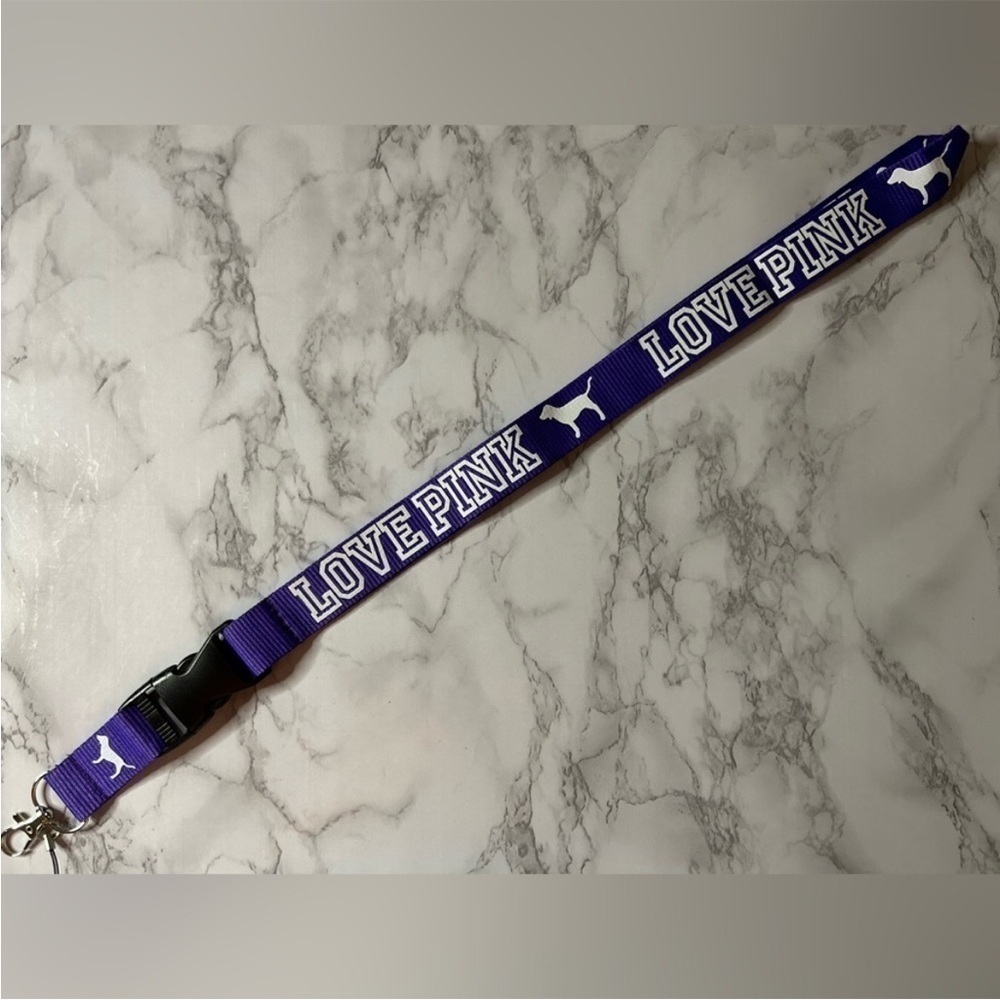 Pink Victoria’s secret’s lanyard